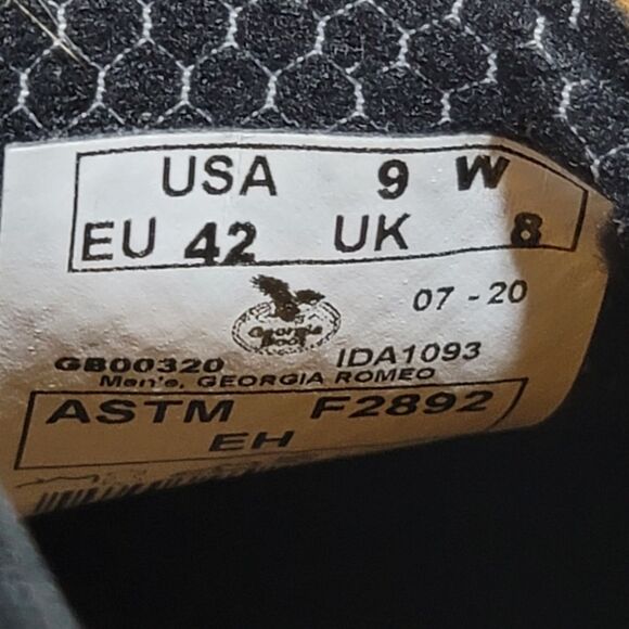 Georgia Boot Giant Revamp Romeo Gored Leather Brown Oil Resistant Work Boots - Picture 12 of 12